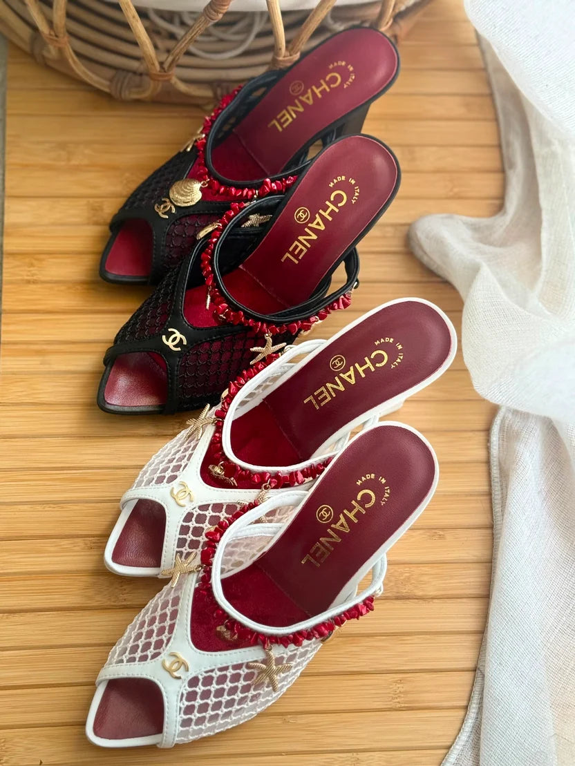 Chanel 26M Coco Beach Mules