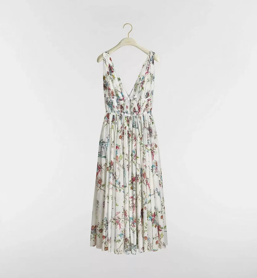 Dior Dioriviera Mid-Length Flared Dress
