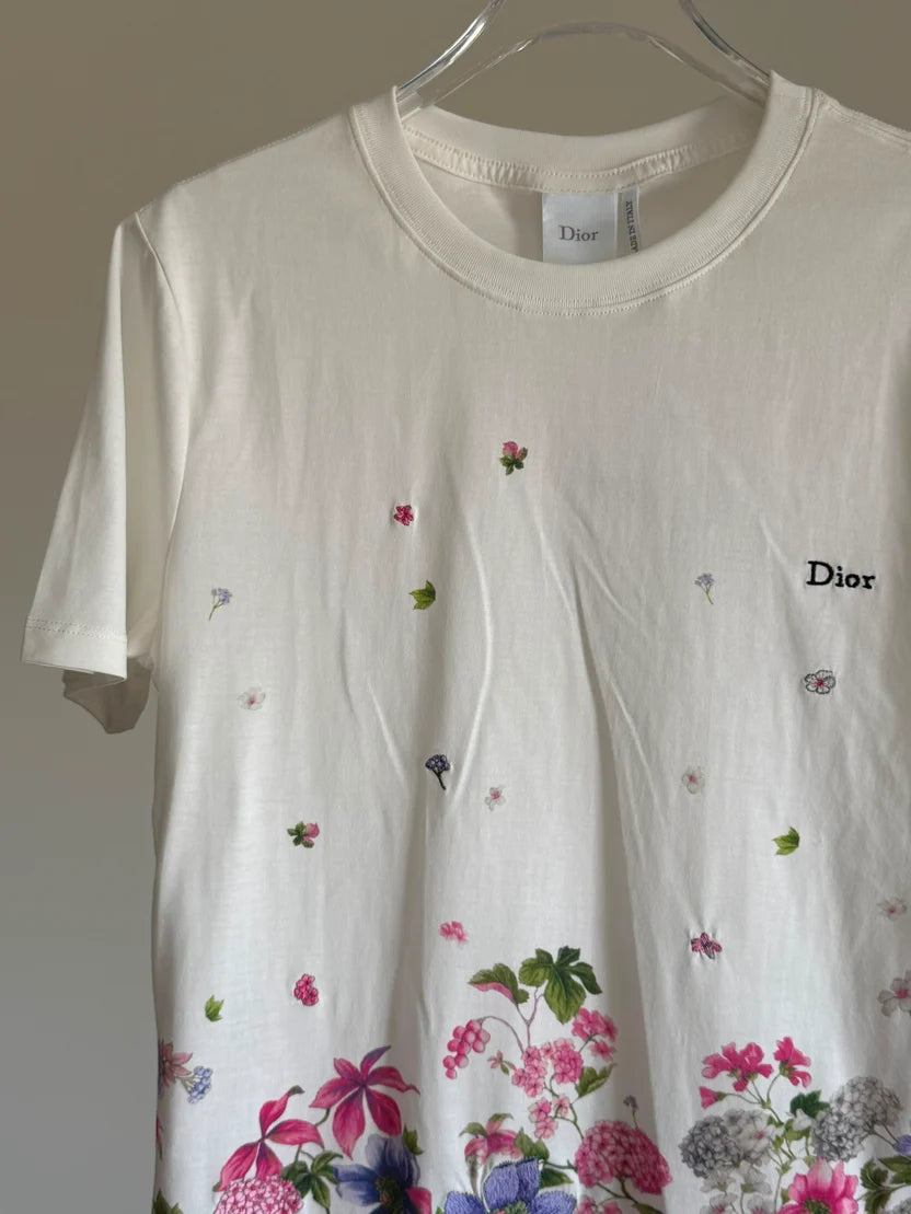 Dior Embroidered Fitted T-Shirt
