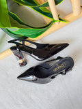 Chanel Slingbacks heeled Patent Calfskin