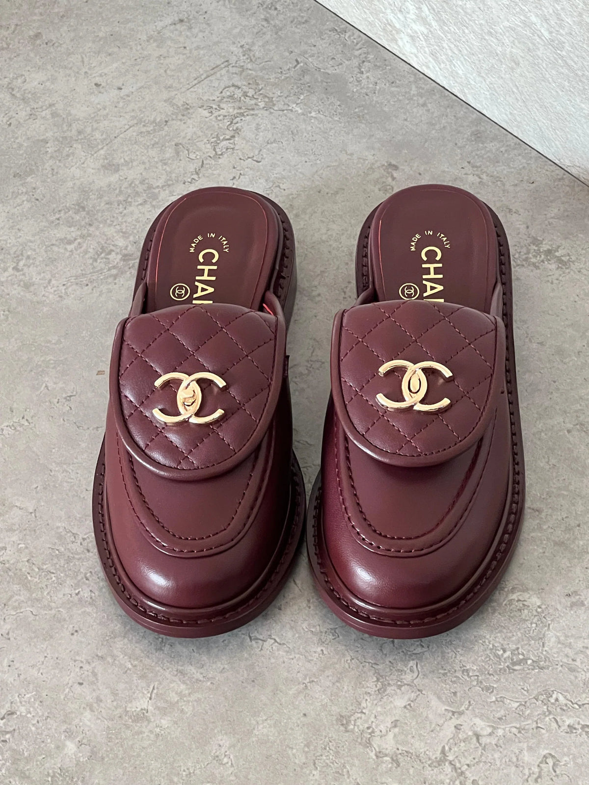 Chanel Loafers in Black Calfskin
