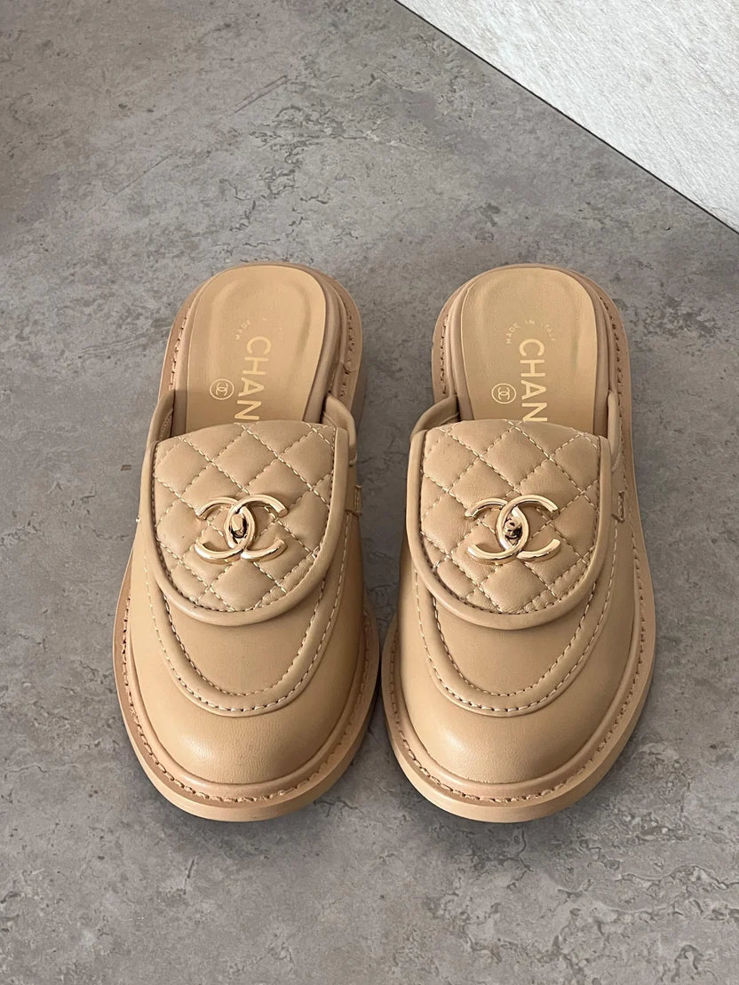 Chanel Loafers in Black Calfskin