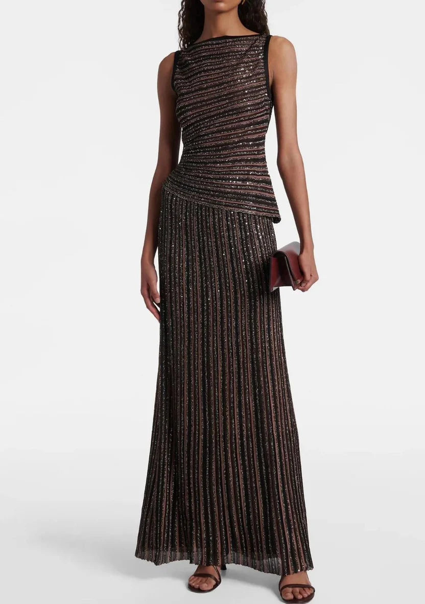 Missoni Zig Zag Sequined Maxi Dress