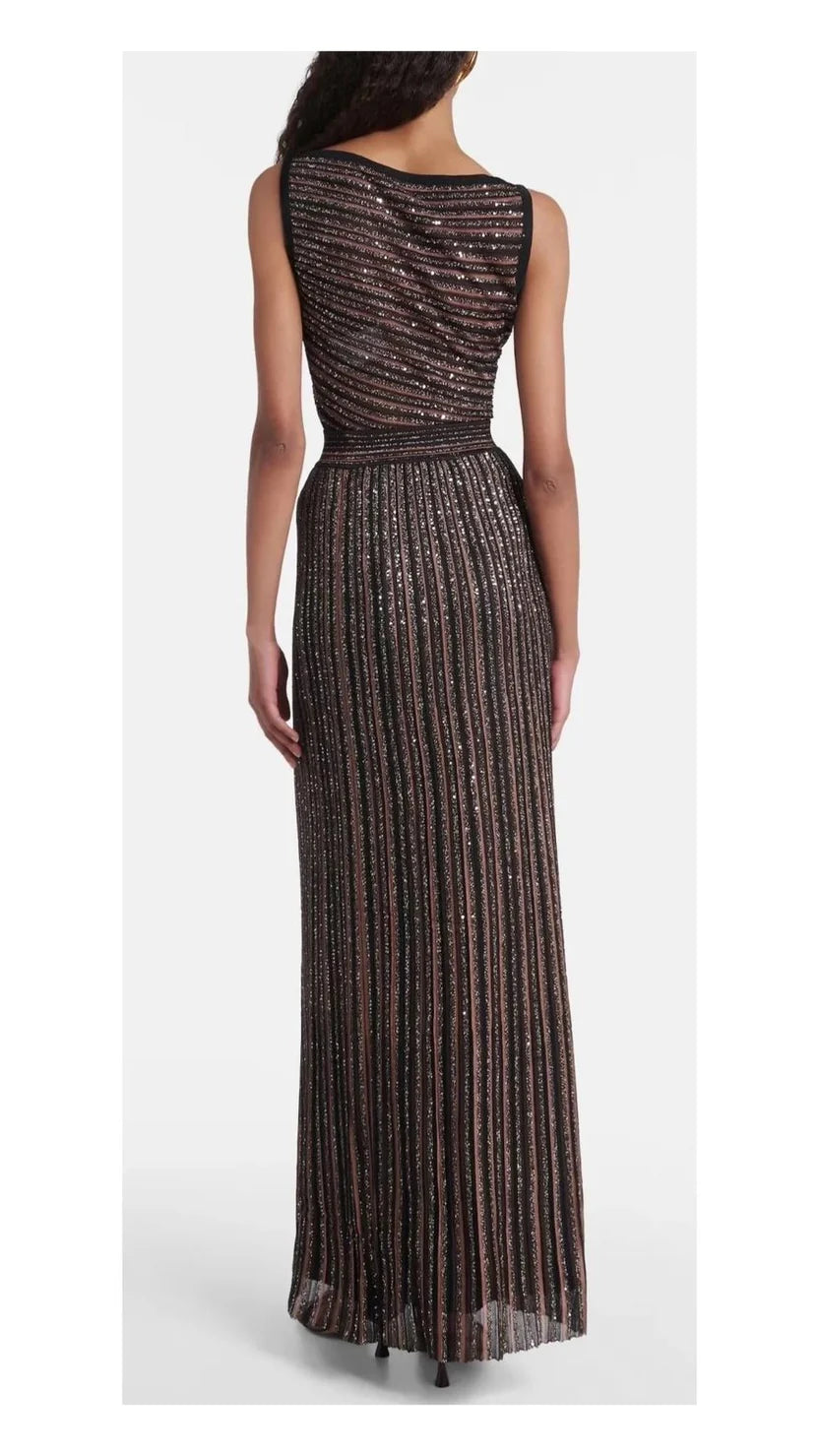 Missoni Zig Zag Sequined Maxi Dress