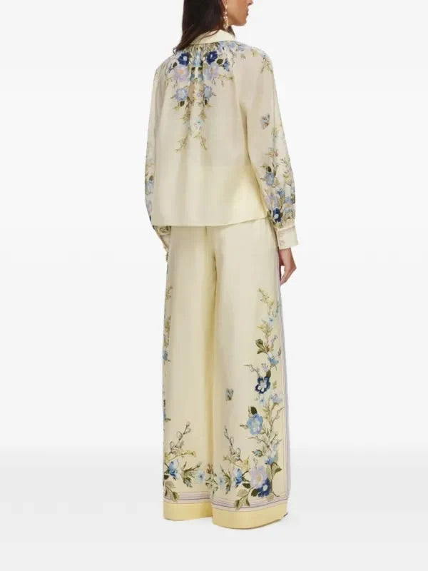 Self-Portrait Yellow Floral-print Set