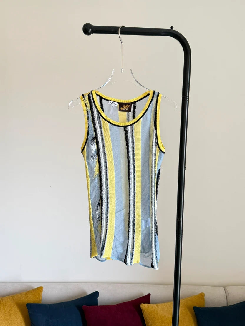 Loewe Top in viscose and cotton blend