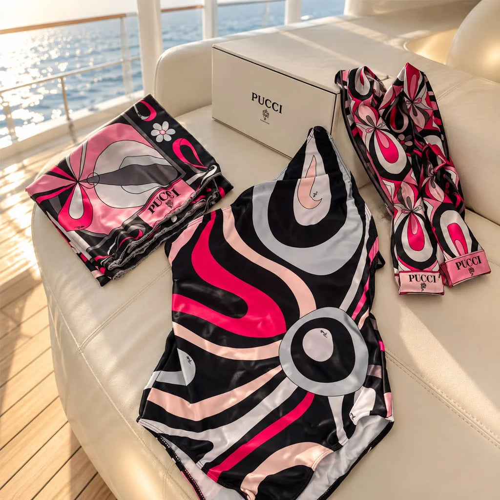 Pucci Marmo-print Swimsuit