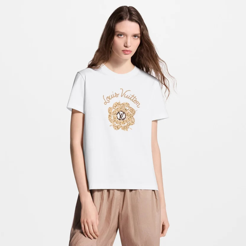 Louis Vuitton Woven Flower Print T-Shirt