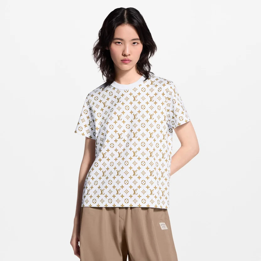 Louis Vuitton Woven Monogram Print T-Shirt