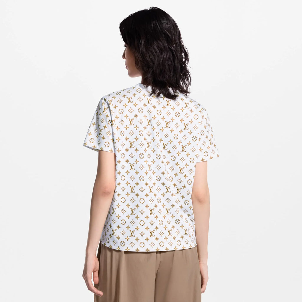 Louis Vuitton Woven Monogram Print T-Shirt