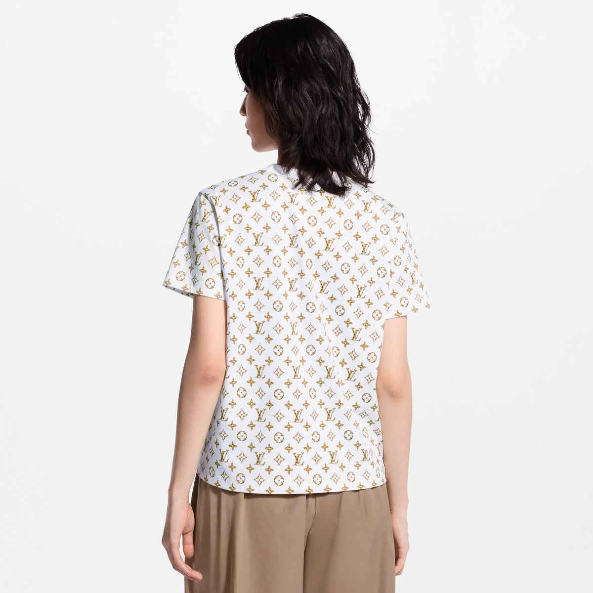 Louis Vuitton Woven Monogram Print T-Shirt
