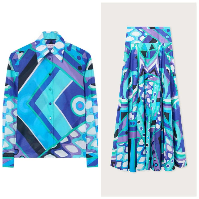 Pucci Geometric Print Set