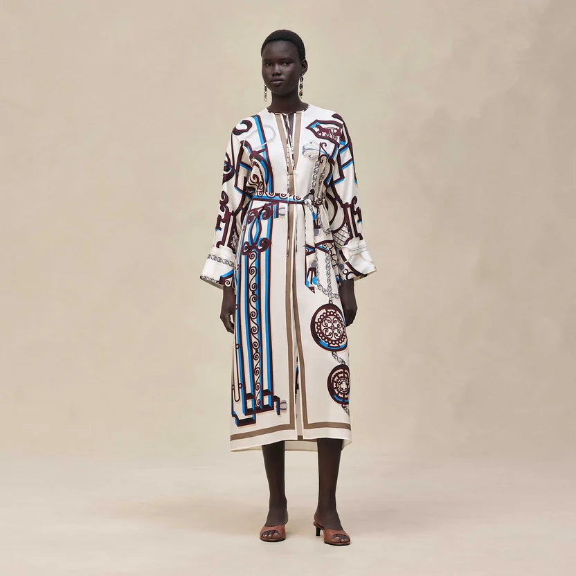 Hermes "L'Enseigne du Sellier" caftan