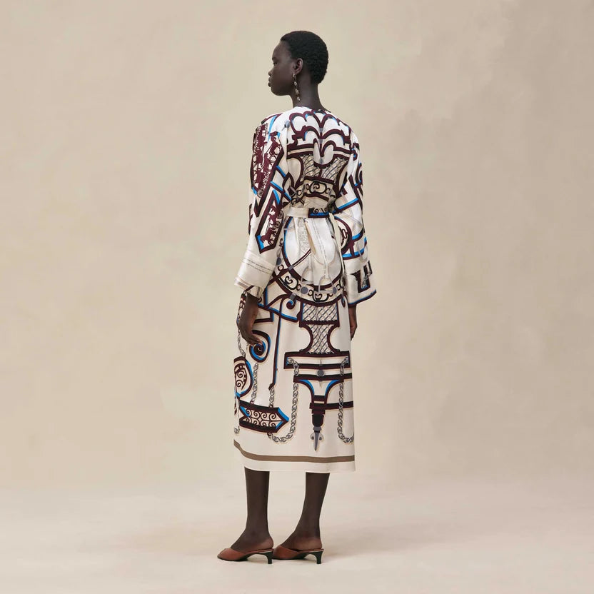 Hermes "L'Enseigne du Sellier" caftan