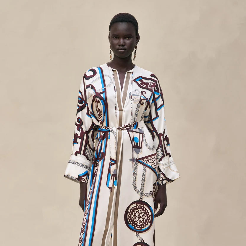 Hermes "L'Enseigne du Sellier" caftan