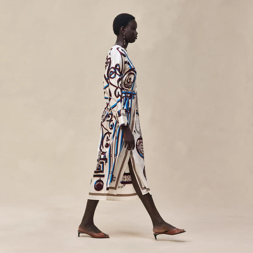 Hermes "L'Enseigne du Sellier" caftan