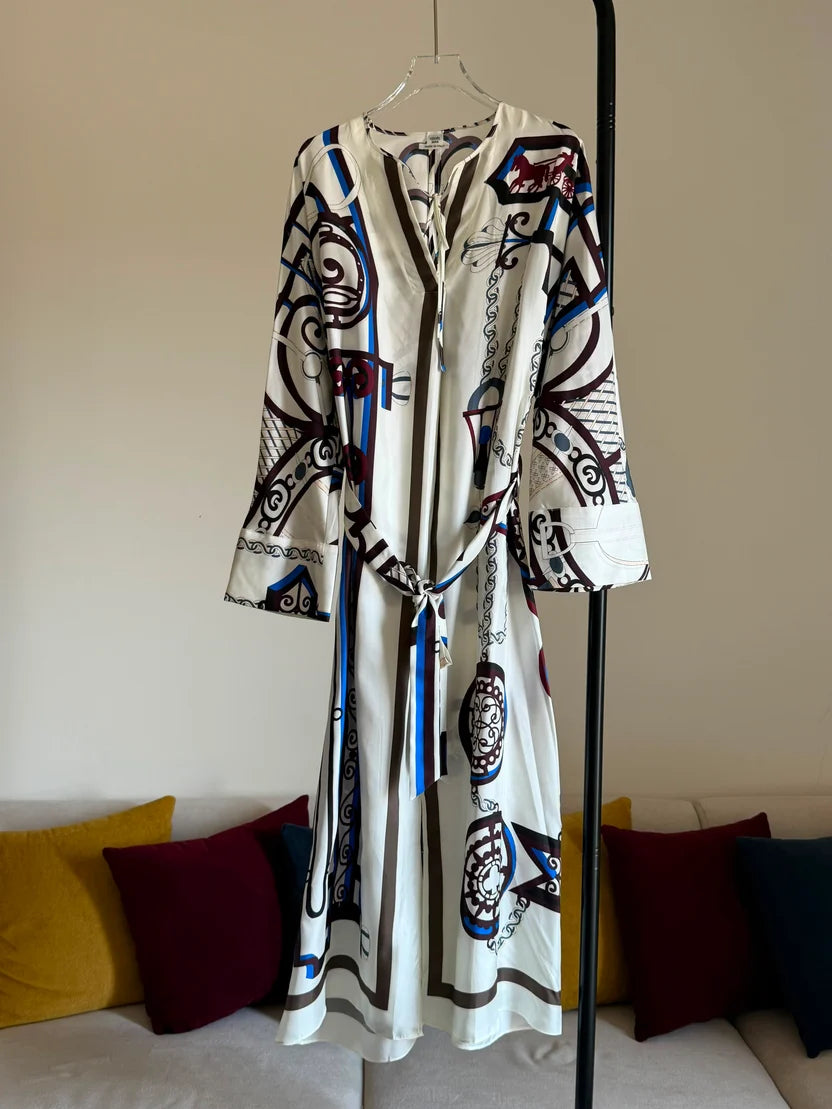Hermes "L'Enseigne du Sellier" caftan