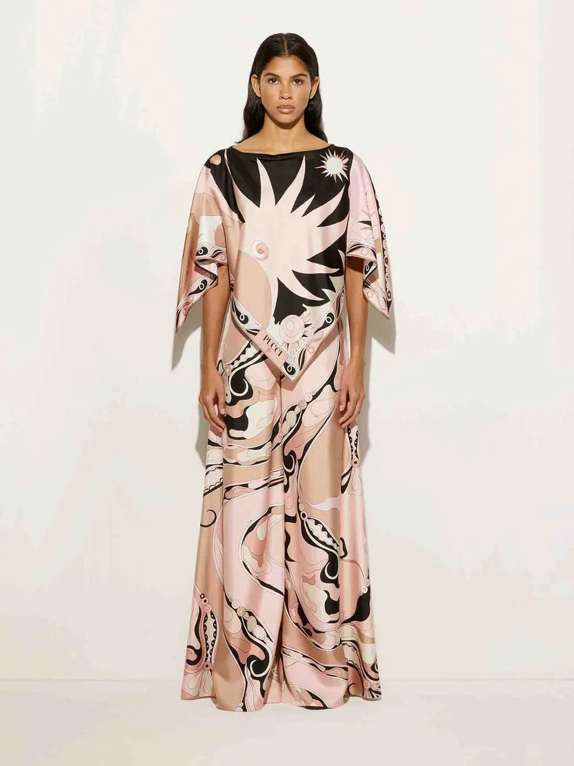 Pucci Orchidee-print Wide-leg Set