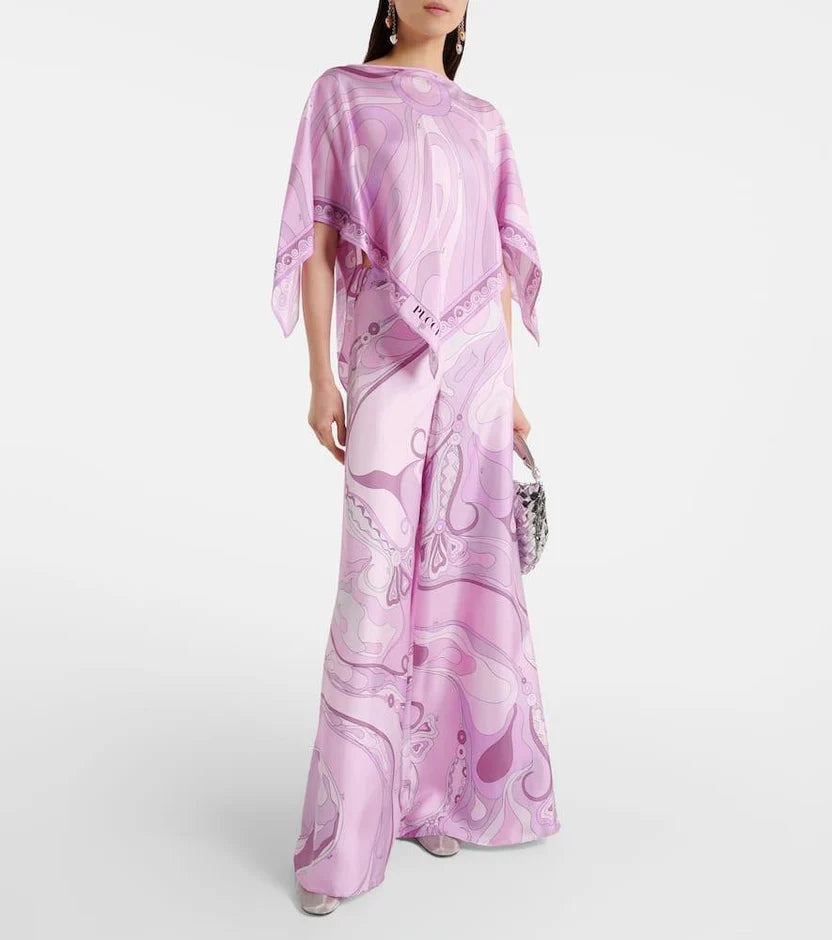 Pucci Pink Printed Silk Set