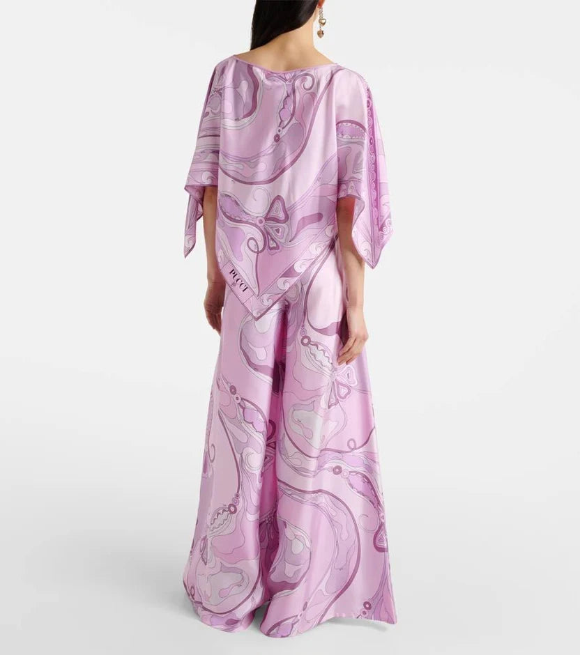 Pucci Pink Printed Silk Set