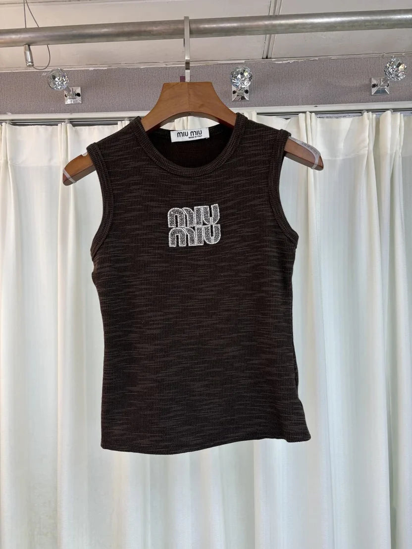 Miu Miu Logo Tank Top
