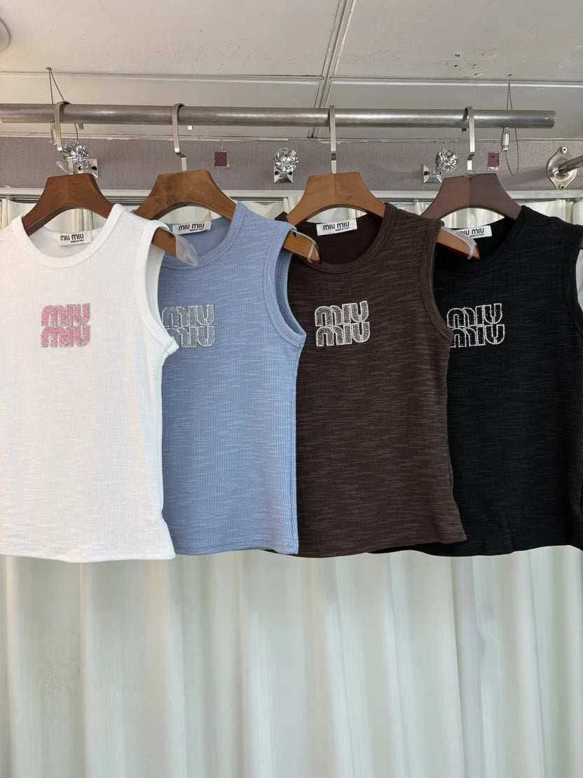 Miu Miu Logo Tank Top