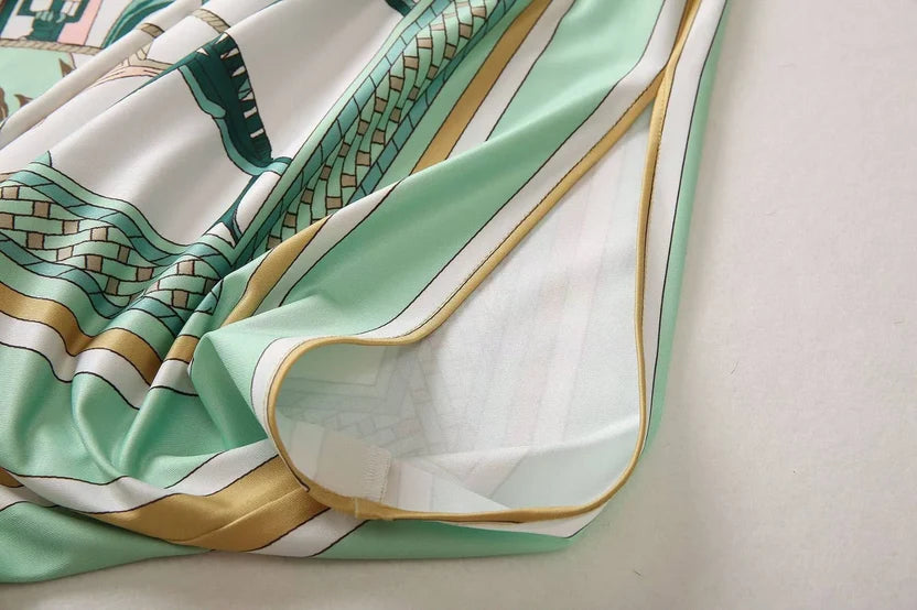 Pucci Printed Silk Kaftan