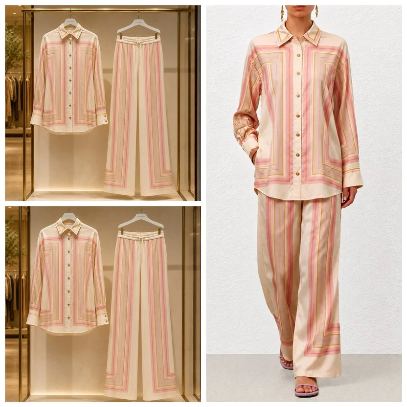 Zimmermann Relaxed Shirt & Pant Set