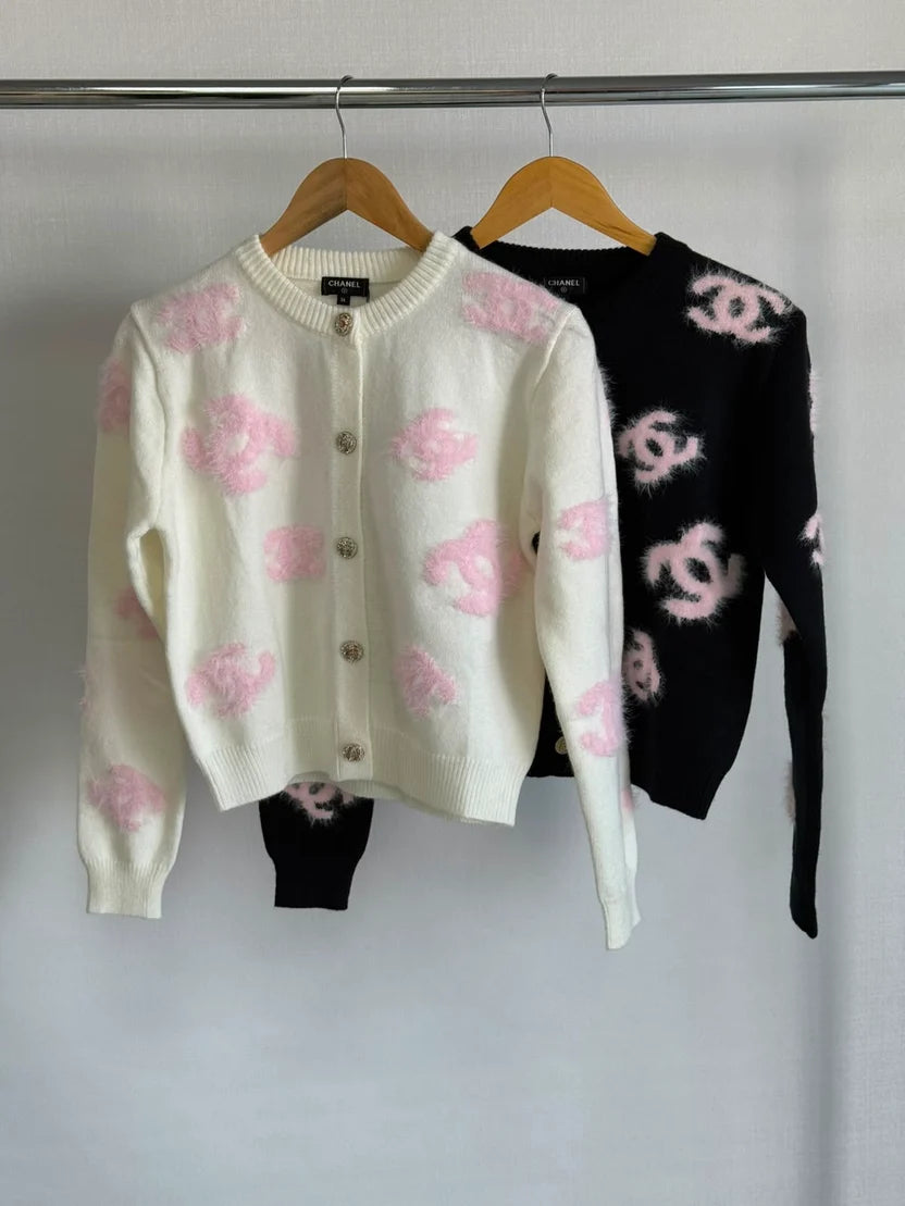 Chanel Knit Cardigan Accented
