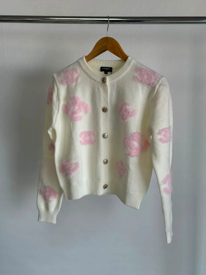 Chanel Knit Cardigan Accented