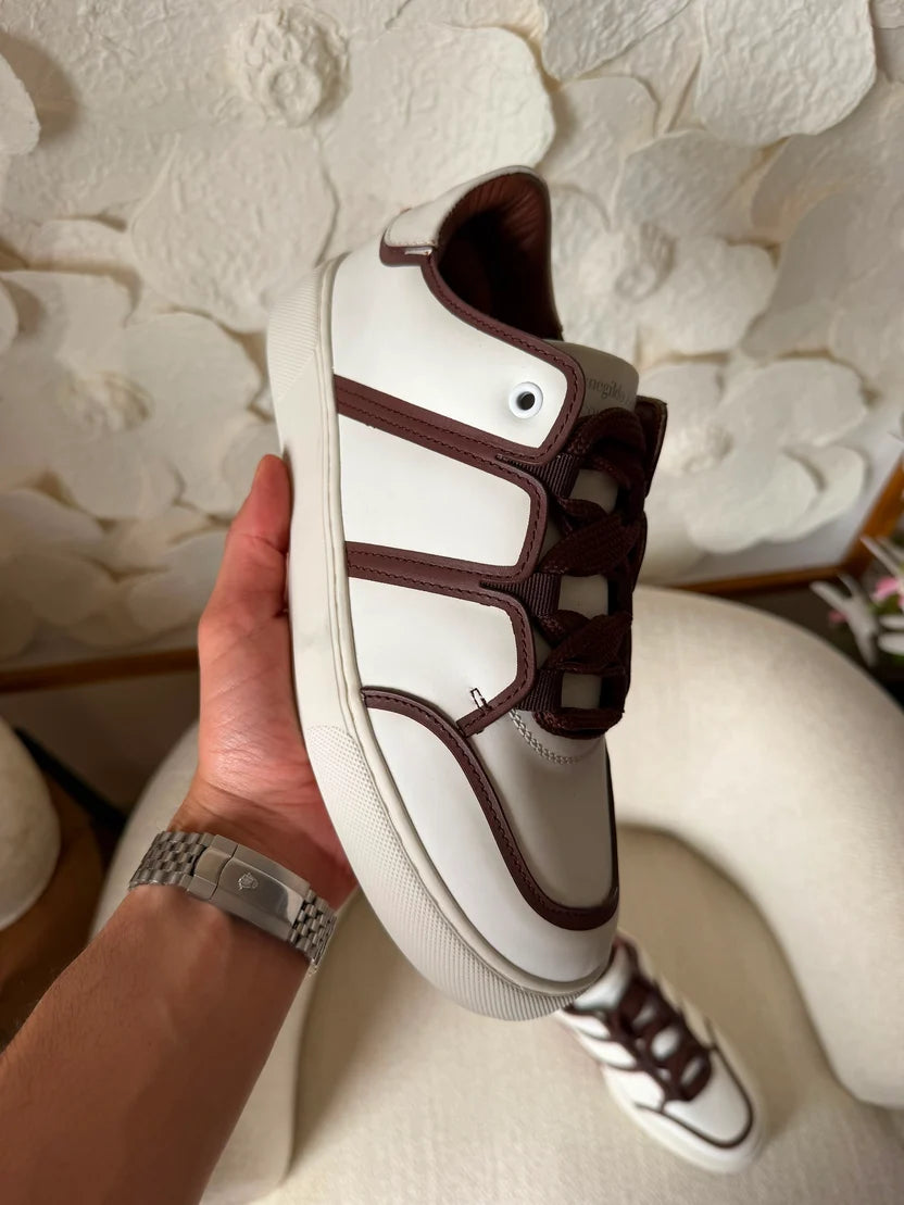 Ermenegildo Zegna Tiziano Leather Sneakers