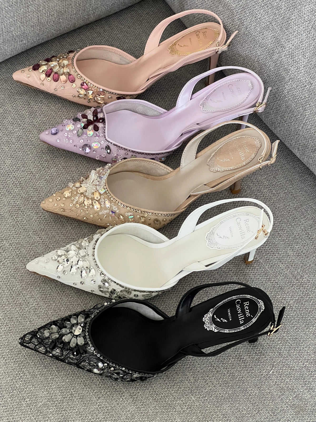 Rene Caovilla Slingback Pumps