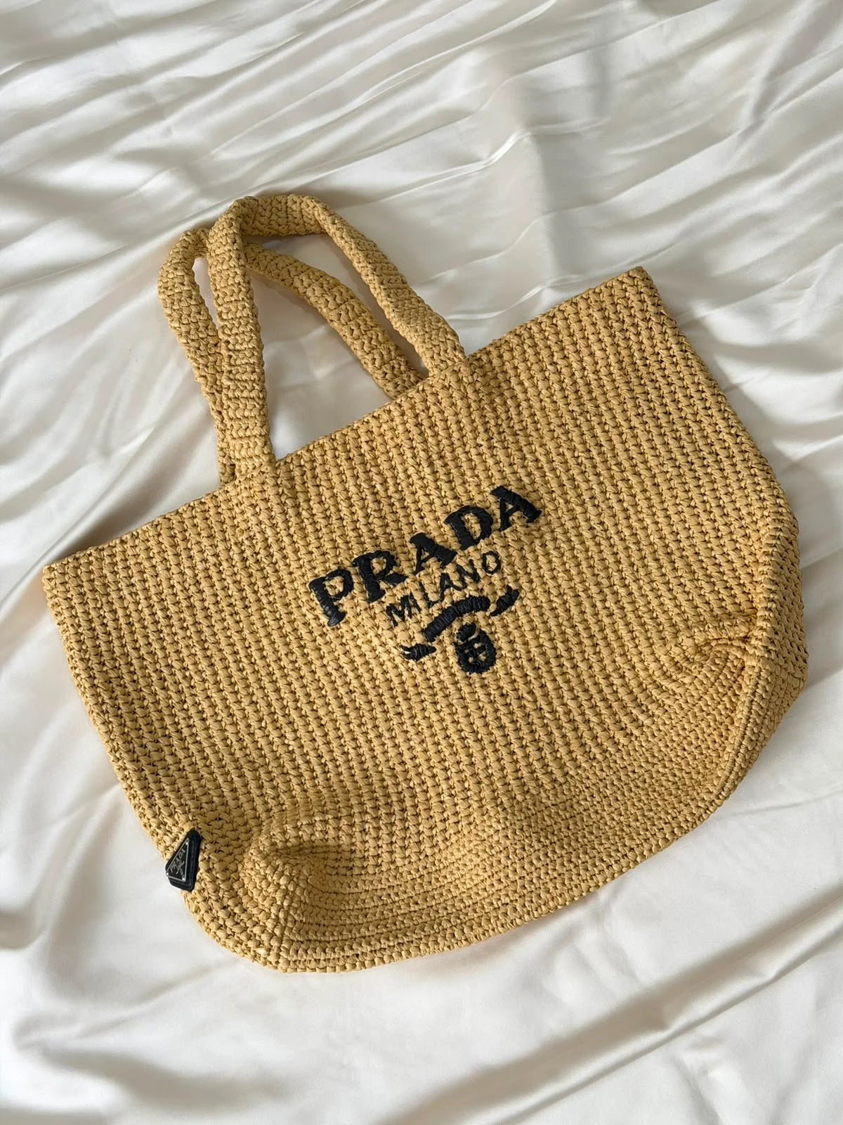Prada Crochet Tote Bag