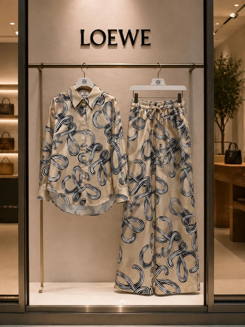 Loewe & Paula's Ibiza Anagram-Printed Set