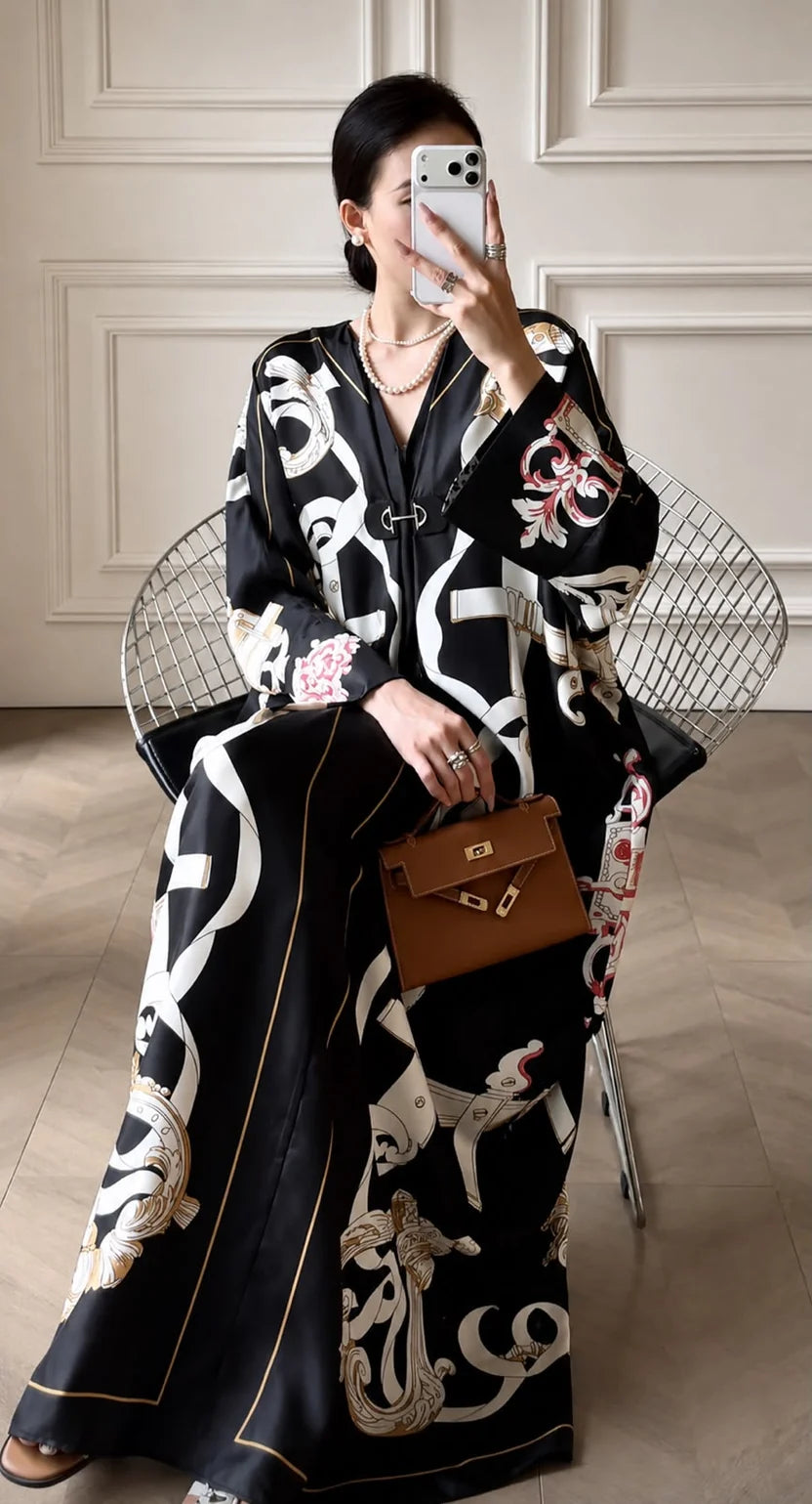 Hermes "Ferronnerie Remix" Caftan