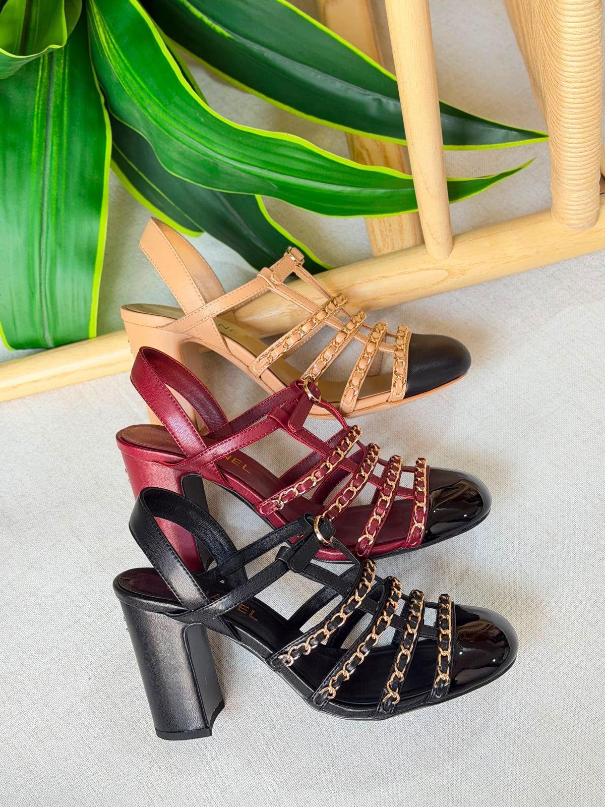 Chanel "Chaînes de Minuit" Heeled Sandals