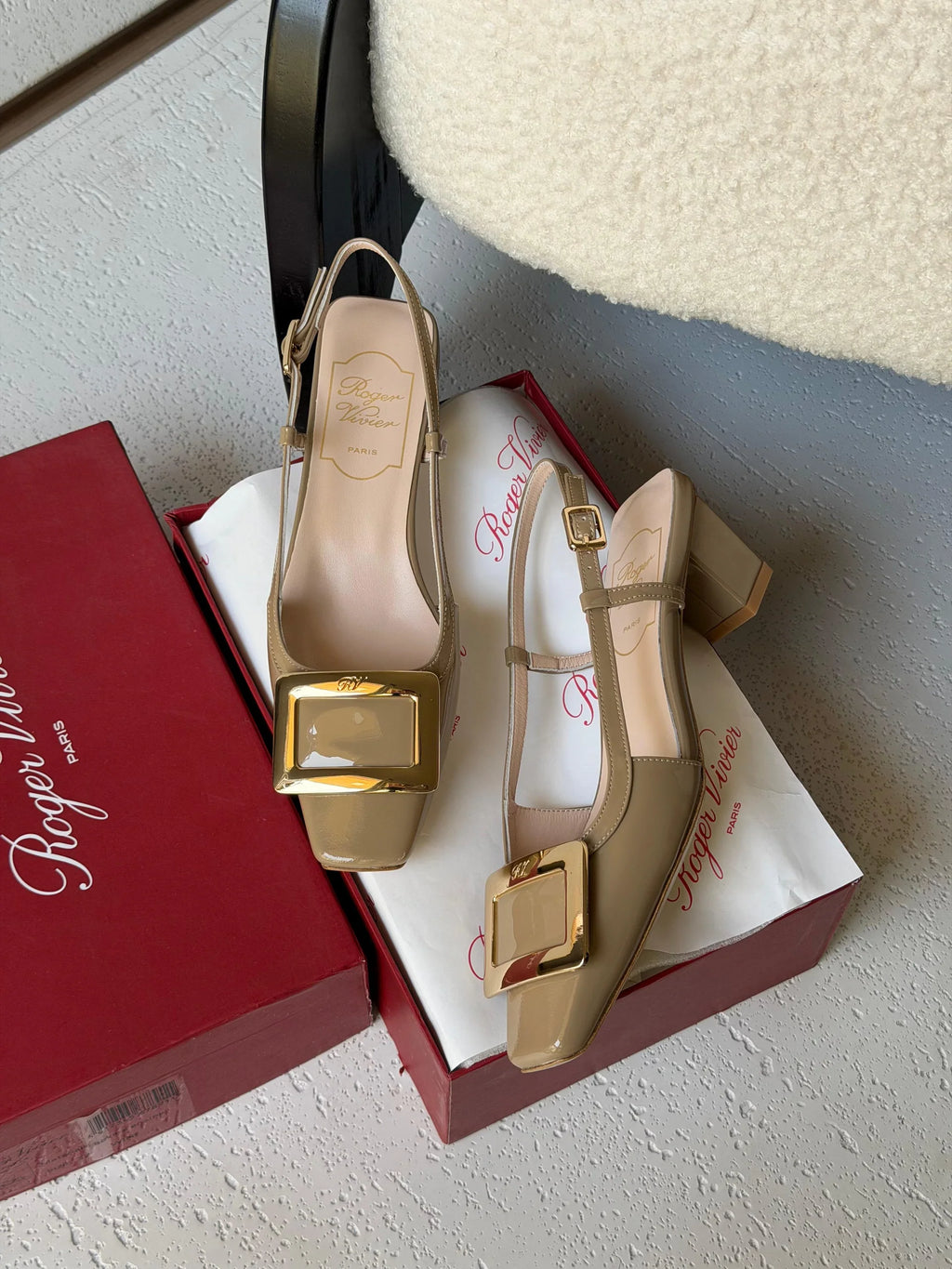 Roger Vivier Belle Vivier Slingback Pumps