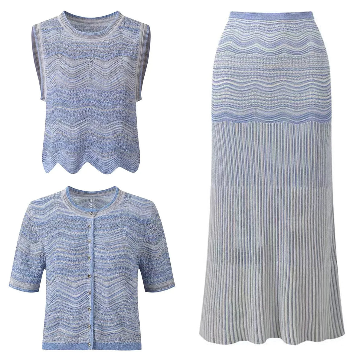 Sandro Maxi Decorative Knit Set