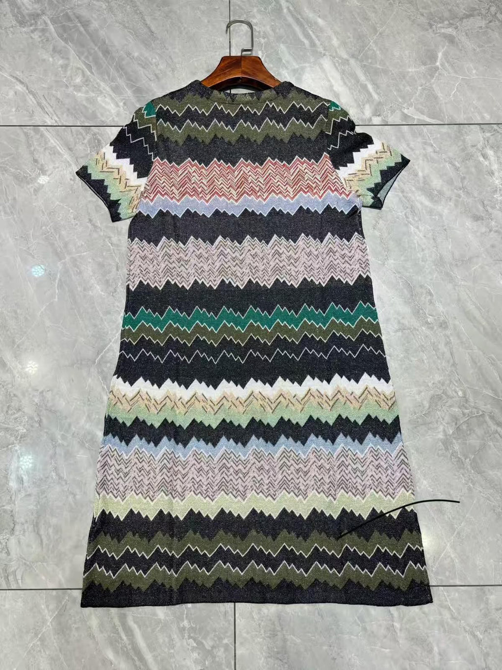 Missoni Mini Zigzag Short-Sleeve Dress