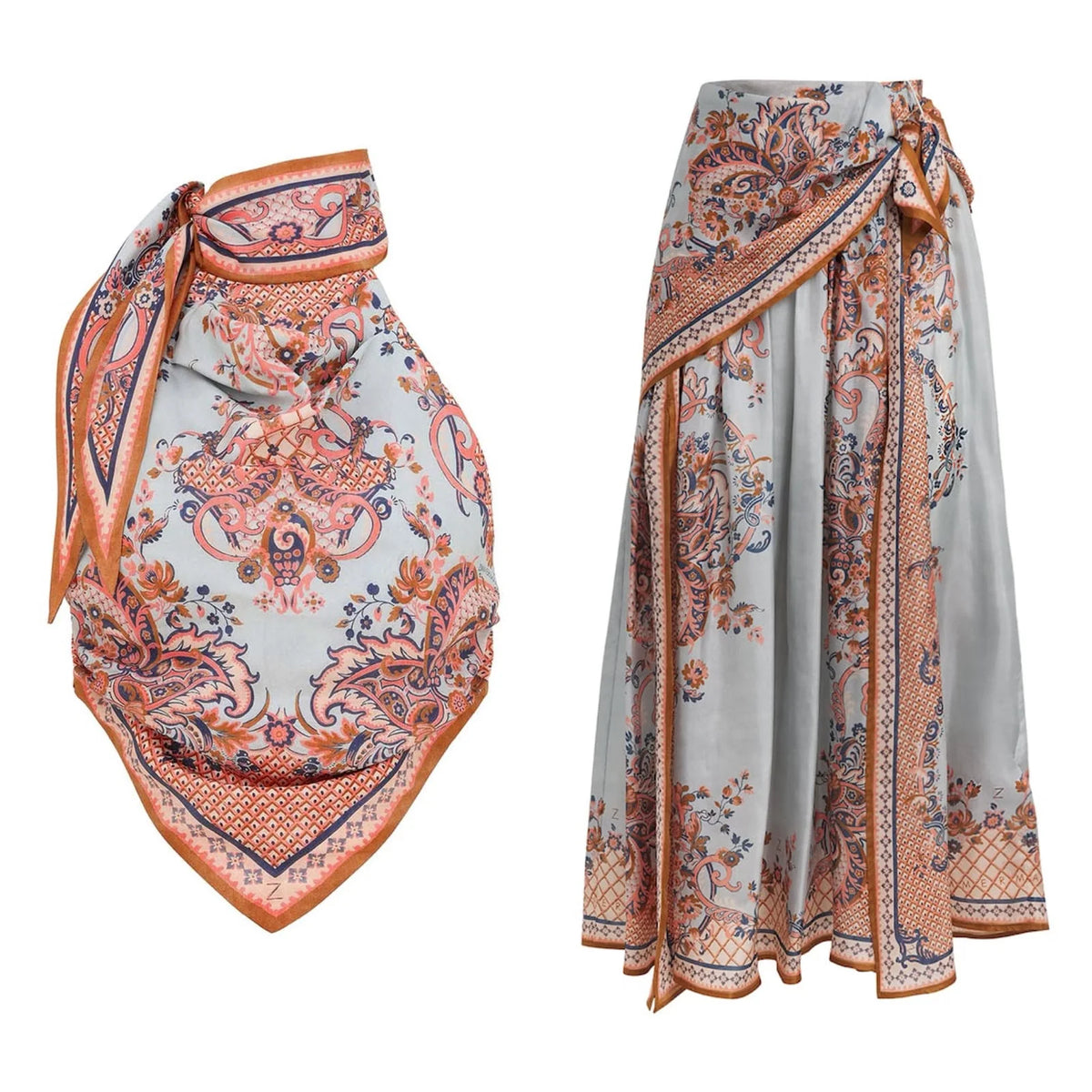 Zimmermann Aster Blouse and Skirt Set