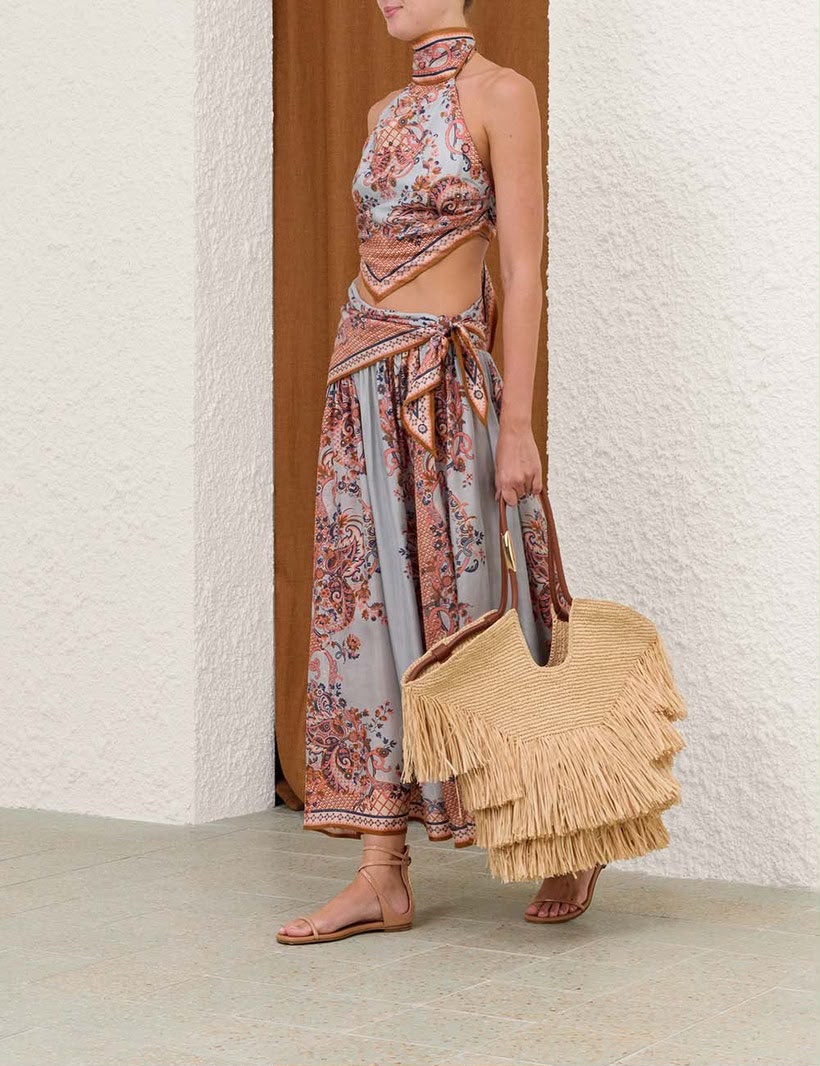Zimmermann Aster Blouse and Skirt Set