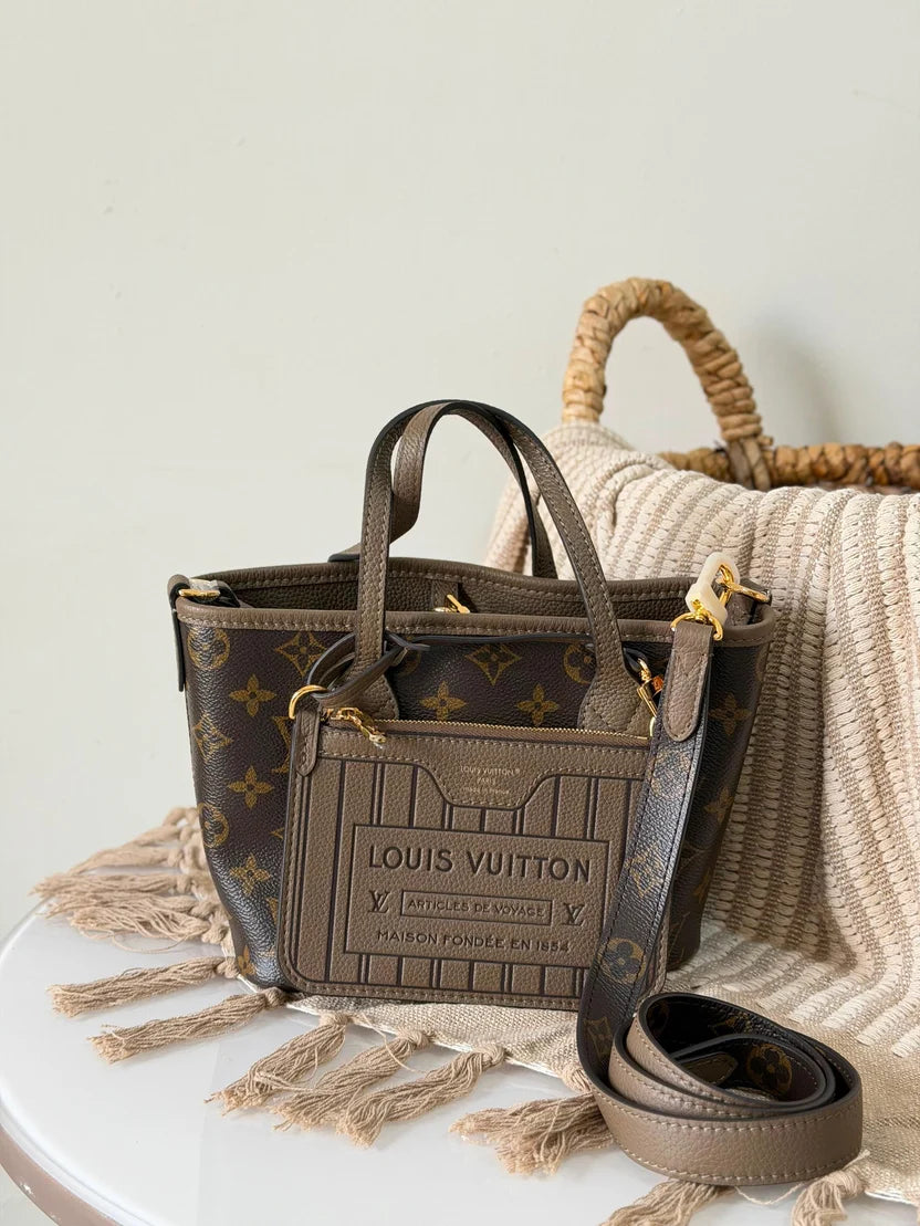 Louis Vuitton Neverfull Bandoulière Inside Out BB Bag