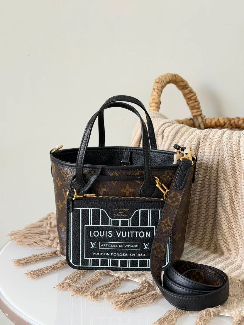 Louis Vuitton Neverfull Bandoulière Inside Out BB Bag