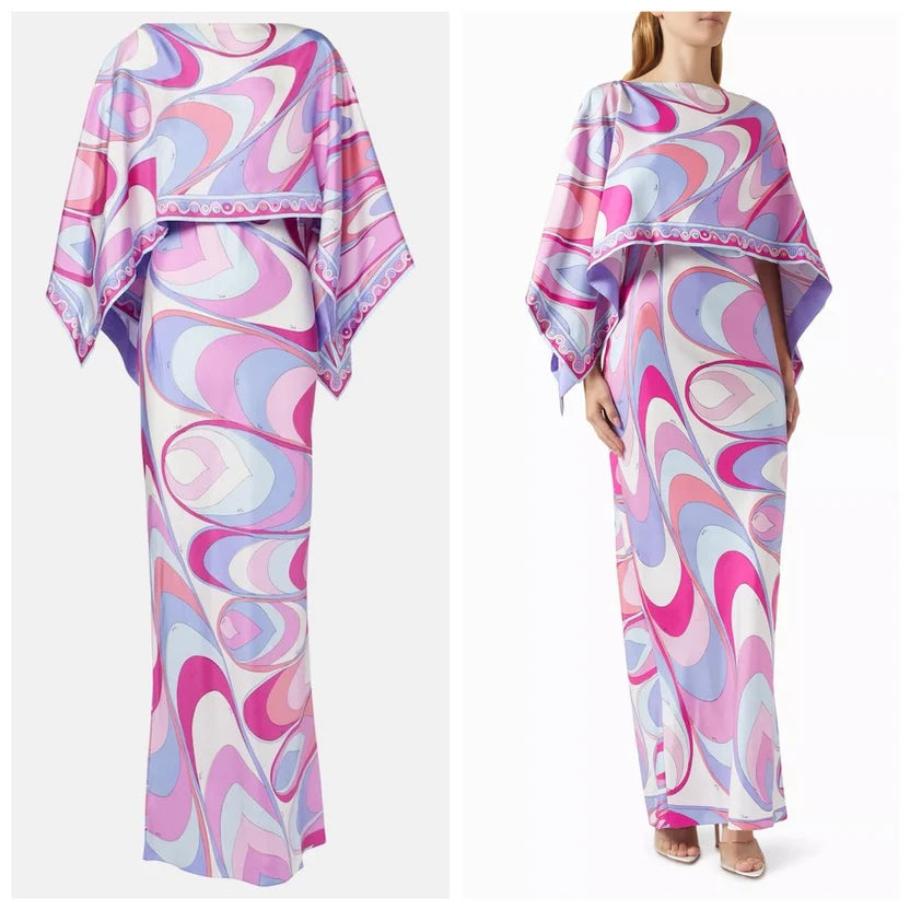 Pucci Onde-Print Silk Dress