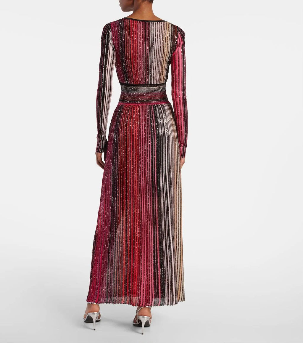 Missoni Long Pleated Dress
