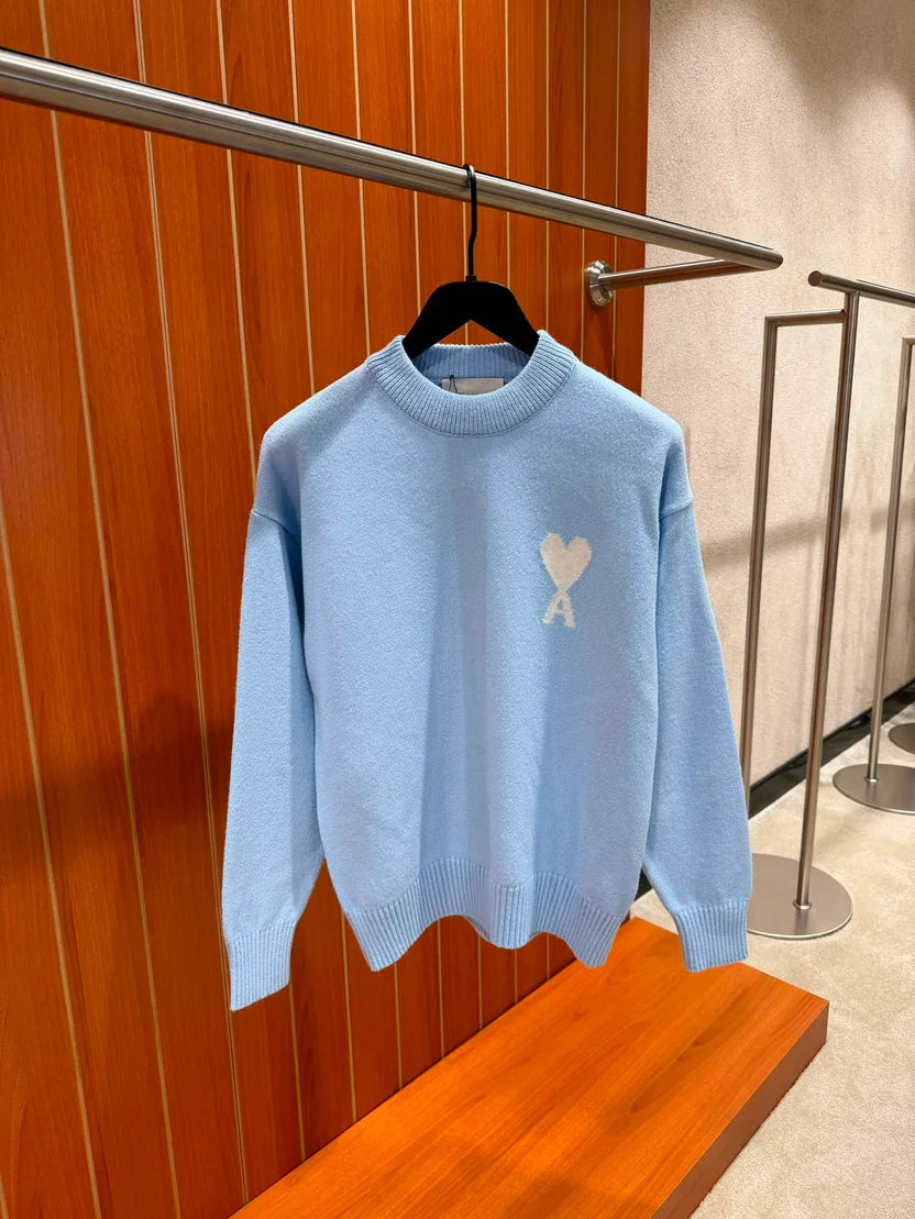 AMI Paris Ami de Coeur Crewneck Sweater