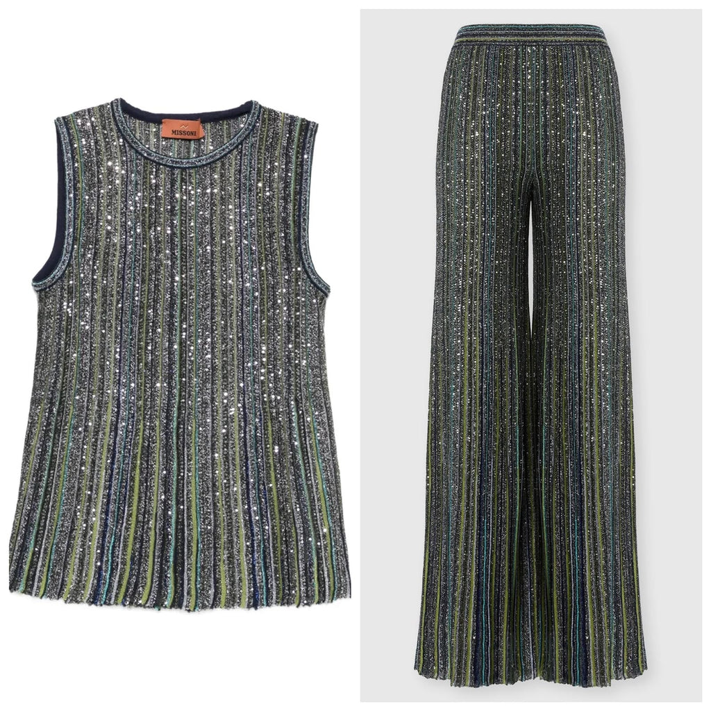 Missoni Striped Knit Matching Set