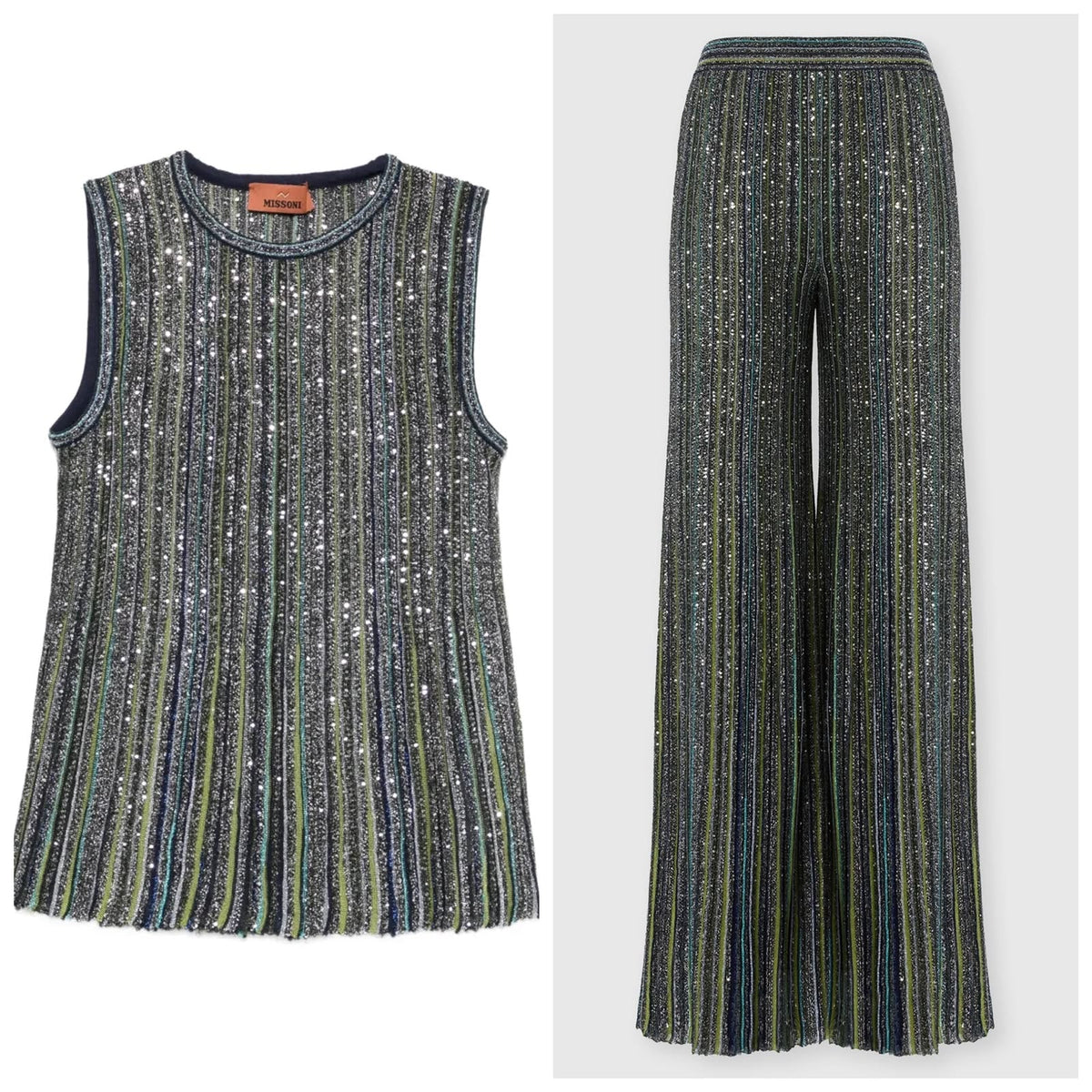 Missoni Striped Knit Matching Set