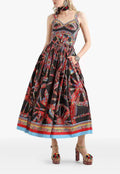 Dolce & Gabbana Carretto-print Poplin Dress