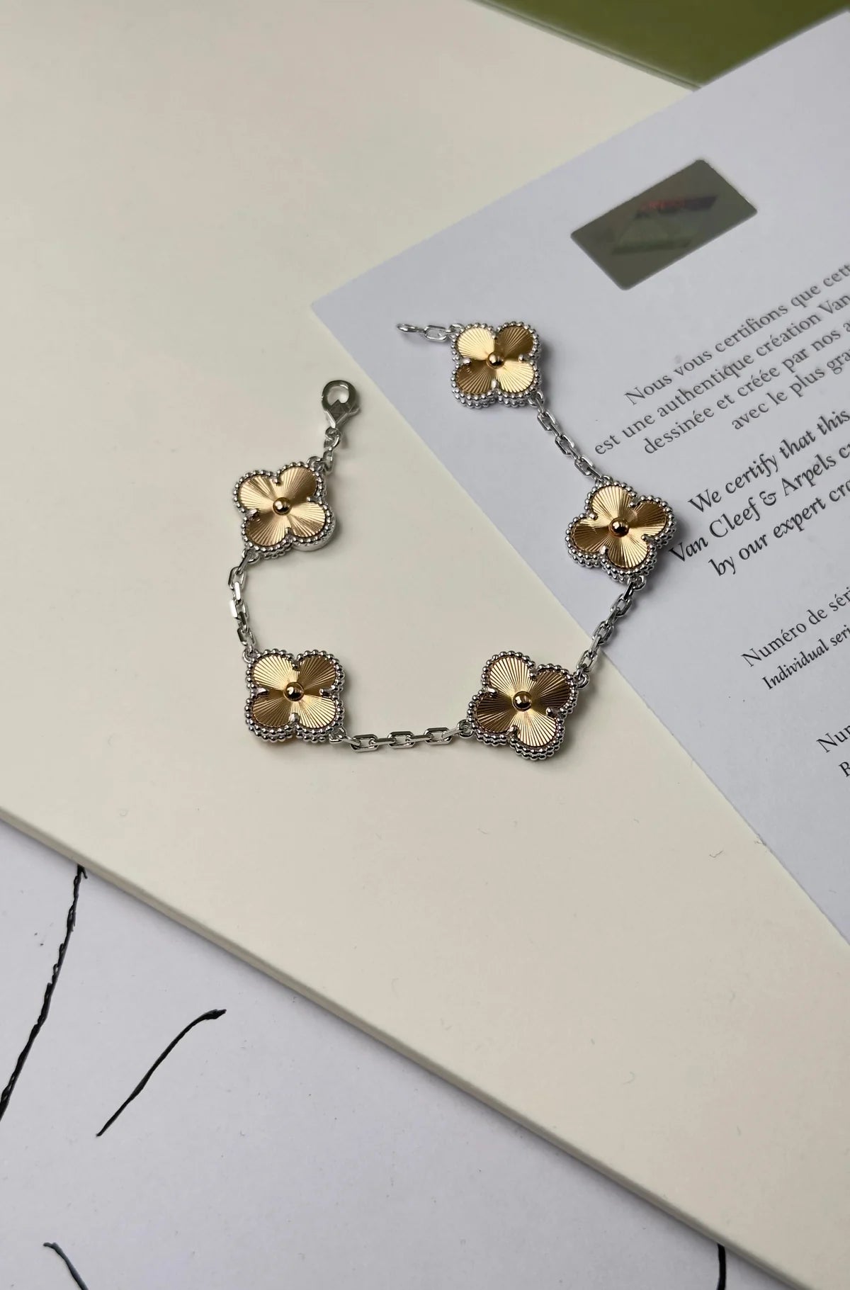 Van Cleef & Arpels Vintage Alhambra Guilloché Jewelry Full Set